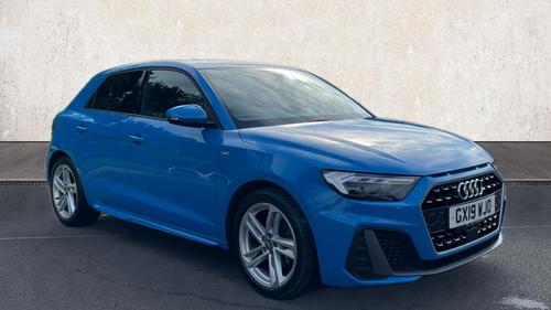 Used 2019 Audi A1 1.0 TFSI 30 S line Sportback 5dr Petrol Manual Euro 6 (s/s) (116 ps) Blue at Richmond Motor Group