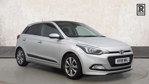 Used 2018 Hyundai i20 1.4 Premium SE Nav Hatchback 5dr Petrol Auto Euro 6 (100 ps) Grey at Richmond Motor Group