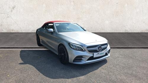 Used 2021 Mercedes-Benz C Class 3.0 C43 V6 AMG Cabriolet 2dr Petrol G-Tronic+ 4MATIC Euro 6 (s/s) (390 ps) Silver at Richmond Motor Group