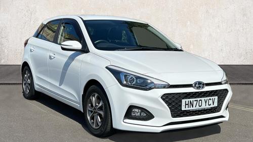 Used 2020 Hyundai i20 1.2 SE Launch Edition Hatchback 5dr Petrol Manual Euro 6 (s/s) (84 ps) White at Richmond Motor Group