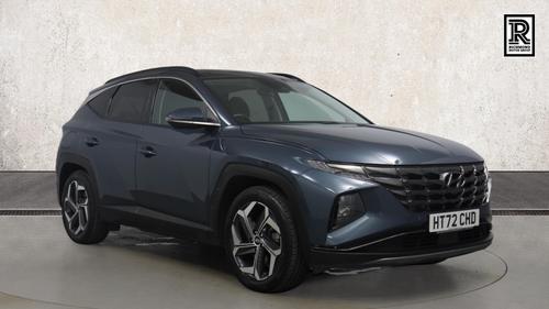 Used 2022 Hyundai TUCSON 1.6 T-GDi 13.8kWh Ultimate SUV 5dr Petrol Plug-in Hybrid Auto 4WD Euro 6 (s/s) (265 ps) Blue at Richmond Motor Group