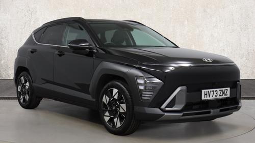 Used 2023 Hyundai KONA 1.0 T-GDi Ultimate SUV 5dr Petrol DCT Euro 6 (s/s) (120 ps) Black at Richmond Motor Group