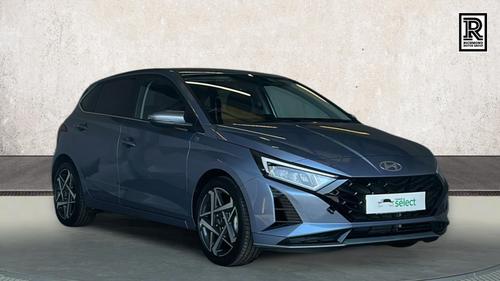 Used 2026 Hyundai i20 1.0 T-GDi Tech Line Hatchback 5dr Petrol Manual Euro 6 (s/s) (90 ps) Blue at Richmond Motor Group
