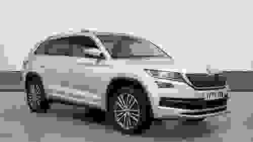 Used 2020 Skoda KODIAQ 2.0 TSI Laurin & Klement SUV 5dr Petrol DSG 4WD Euro 6 (s/s) (7 Seat) (190 ps) Silver at Richmond Motor Group