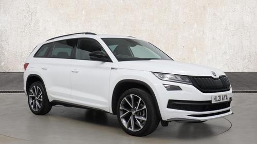 Used 2021 Skoda Kodiaq 1.5 TSI ACT SportLine SUV 5dr Petrol DSG Euro 6 (s/s) (7 Seat) (150 ps) at Richmond Motor Group