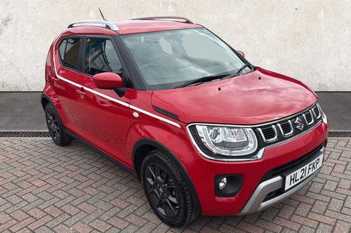 Used 2021 Suzuki Ignis 1.2 Dualjet MHEV SZ-T Hatchback 5dr Petrol Hybrid Manual Euro 6 (s/s) (83 ps) Red at Richmond Motor Group
