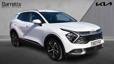 Used 2023 Kia Sportage 1.6 T-GDi ISG 3 Fusion White at Kia Motors UK