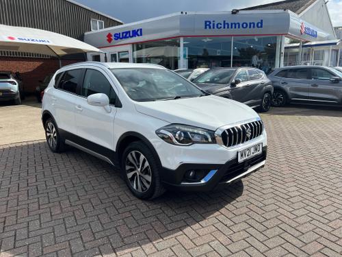 Used 2021 Suzuki SX4 S-Cross 1.4 Boosterjet MHEV SZ-T SUV 5dr Petrol Hybrid Manual Euro 6 (s/s) (129 ps) White at Richmond Motor Group