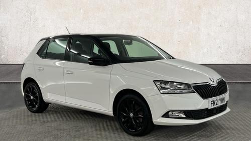 Used 2021 Skoda FABIA 1.0 TSI Colour Edition Hatchback 5dr Petrol DSG Euro 6 (s/s) (95 ps) White at Richmond Motor Group