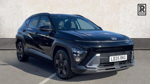 Used 2025 Hyundai KONA 1.6 h-GDi Advance SUV 5dr Petrol Hybrid DCT Euro 6 (s/s) (129 ps) Black at Richmond Motor Group