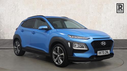 Used 2020 Hyundai KONA 1.0 T-GDi Play SUV 5dr Petrol Manual Euro 6 (s/s) (120 ps) Blue at Richmond Motor Group