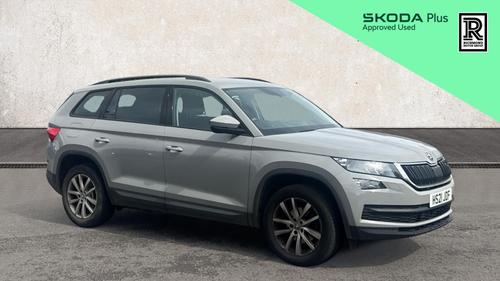 Used 2021 Skoda Kodiaq 1.5 TSI ACT SE SUV 5dr Petrol Manual Euro 6 (s/s) (5 Seat) (150 ps) Grey at Richmond Motor Group
