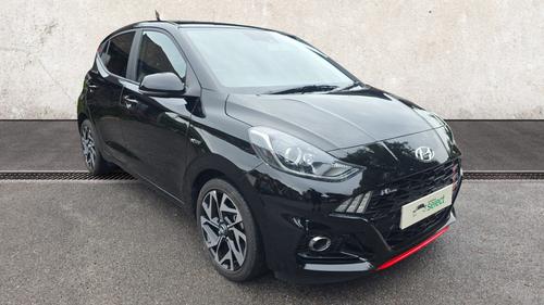 Used 2022 Hyundai i10 1.0 T-GDi N Line Hatchback 5dr Petrol Manual Euro 6 (s/s) (100 ps) Black at Richmond Motor Group