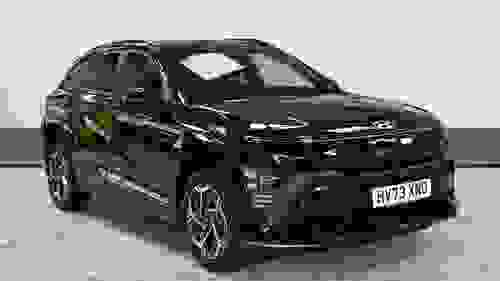 Used 2023 Hyundai KONA 1.6 T-GDi N Line S SUV 5dr Petrol Manual Euro 6 (s/s) (198 ps) Black at Richmond Motor Group