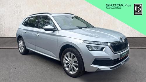 Used 2023 Skoda KAMIQ 1.0 TSI SE SUV 5dr Petrol Manual Euro 6 (s/s) (110 ps) Silver at Richmond Motor Group