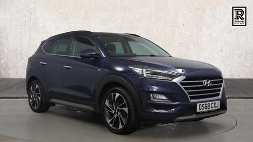 Used 2018 Hyundai TUCSON 2.0 CRDi Premium SE SUV 5dr Diesel Auto 4WD Euro 6 (s/s) (185 ps) Blue at Richmond Motor Group
