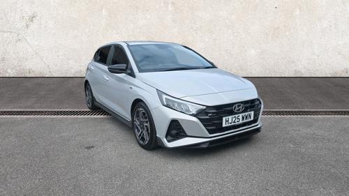 Used 2025 Hyundai i20 1.0 T-GDi N Line S Hatchback 5dr Petrol DCT Euro 6 (s/s) (100 ps) Grey at Richmond Motor Group