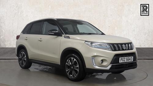 Used 2021 Suzuki Vitara 1.4 Boosterjet MHEV SZ5 SUV 5dr Petrol Hybrid Manual Euro 6 (s/s) (129 ps) Beige at Richmond Motor Group
