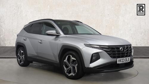 Used 2023 Hyundai TUCSON 1.6 T-GDi MHEV Ultimate SUV 5dr Petrol Hybrid DCT Euro 6 (s/s) (150 ps) Silver at Richmond Motor Group