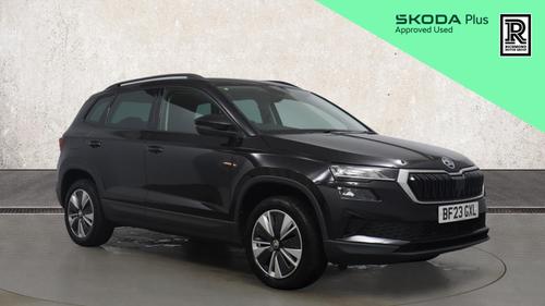 Used 2023 Skoda KAROQ 1.5 TSI ACT SE Drive SUV 5dr Petrol Manual Euro 6 (s/s) (150 ps) Black at Richmond Motor Group