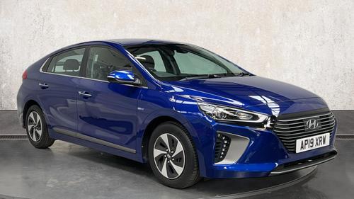 Used 2019 Hyundai IONIQ 1.6 h-GDi GPF Premium SE Hatchback 5dr Petrol Hybrid DCT Euro 6 (s/s) (141 ps) Blue at Richmond Motor Group