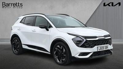 Used 2025 Kia Sportage 1.6 T-GDi 48V GT-LINE S Fusion White at Kia Motors UK