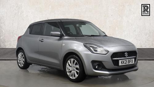 Used 2021 Suzuki SWIFT 1.2 Dualjet MHEV SZ-T Hatchback 5dr Petrol Hybrid Manual Euro 6 (s/s) (83 ps) Silver at Richmond Motor Group