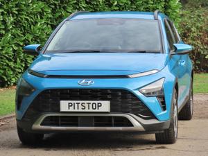 Used 2021 Hyundai BAYON 1.0 T-GDi MHEV Premium SUV 5dr Petrol Hybrid Manual Euro 6 (s/s) (120 ps) Aqua Turquoise metallic at #sitename#