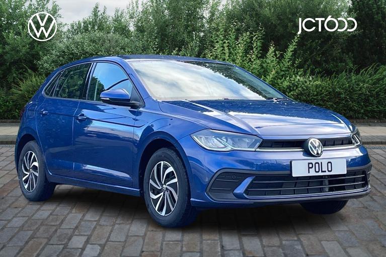 Used ~ VOLKSWAGEN Polo Life 1.0 TSI 95PS 5-speed Manual Reef blue metallic at JCT600