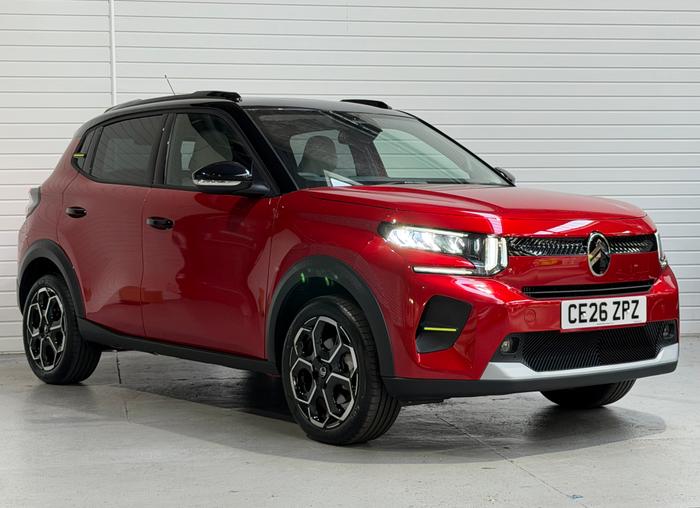 Used 2026 Citroen C3 1.2 Hybrid MAX Hatchback 5dr Petrol Hybrid e-DSC Euro 6 (s/s) (110 ps) Red at Windsors of Wallasey