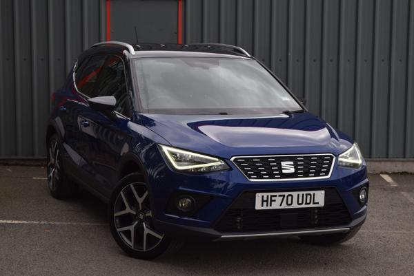 Used 2020 SEAT ARONA 1.0 TSI 115 Xcellence Lux [EZ] 5dr DSG Blue at SERE Motors