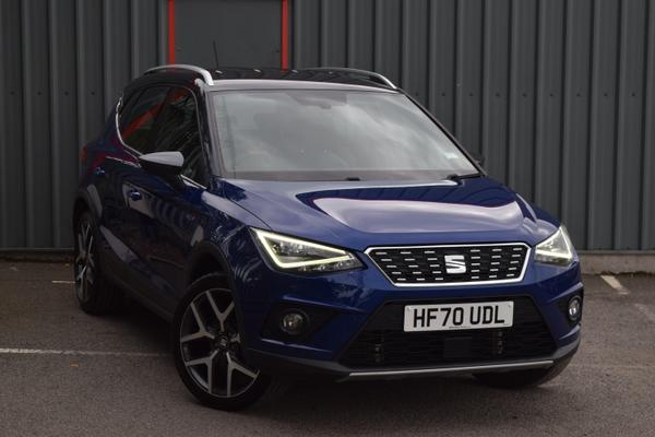 Used 2020 SEAT ARONA 1.0 TSI 115 Xcellence Lux [EZ] 5dr DSG Blue at SERE Motors