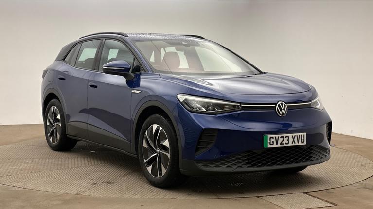 Used 2023 Volkswagen ID.4 Pro Performance 77kWh Life Edition SUV 5dr Electric Auto (204 ps) Blue at JCT600