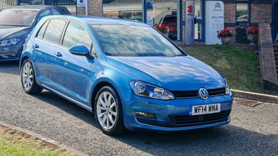 Used 2014 Volkswagen Golf 2.0 TDI BlueMotion Tech GT Hatchback 5dr Diesel Manual (150 ps)**AN OUTSTANDING ONE OWNER FROM NEW CAR WITH 7 SERVICES & £20 ROAD TAX ** at Motorhouse Coleford