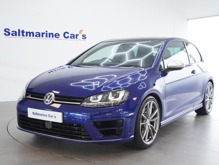Used 2016 Volkswagen Golf 2.0 TSI BlueMotion Tech R Hatchback 3dr Petrol Manual 4Motion Euro 6 (s/s) (300 ps) Blue at #sitename#