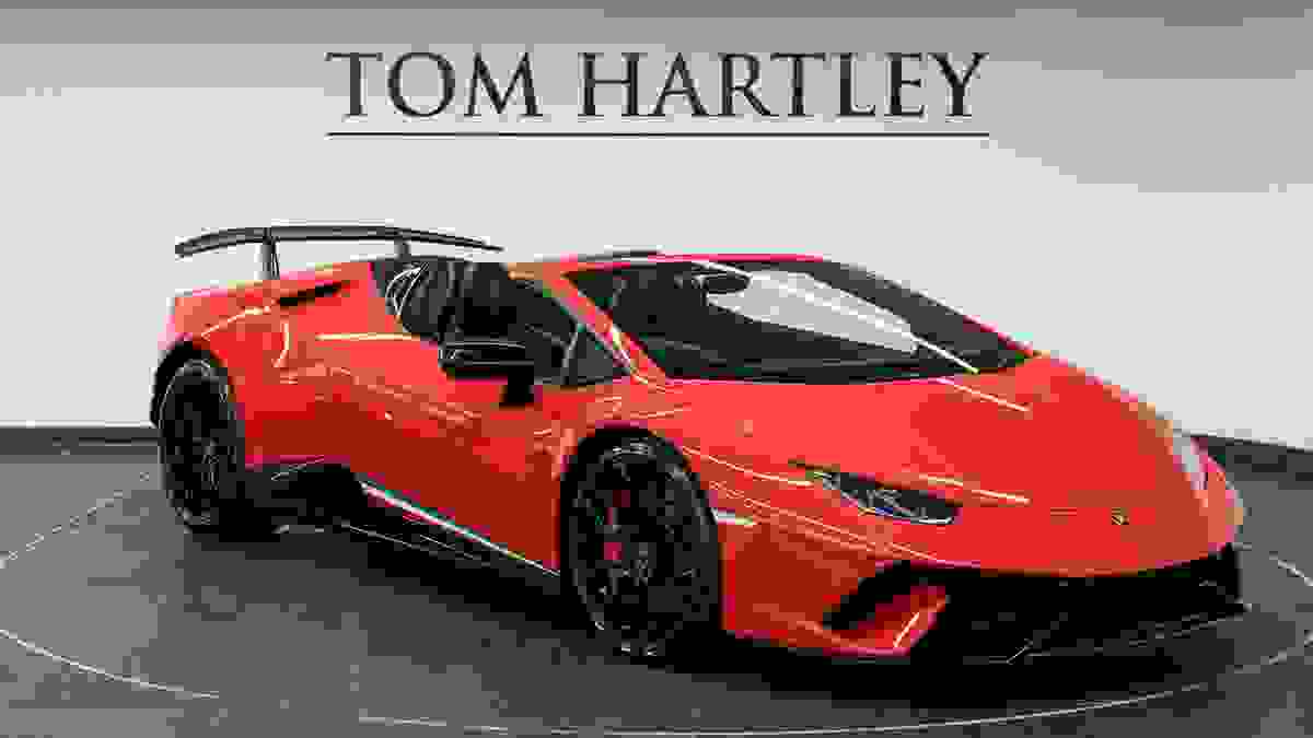Used 2018 Lamborghini HURACAN LP 640-4 PERFORMANTE SPYDER Rosso Mars at Tom Hartley
