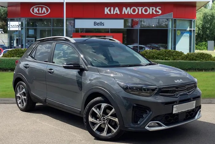 Kia Stonic 1.0 T-GDi ISG 48V CONNECT in Storm Grey with Black Roof £17,750