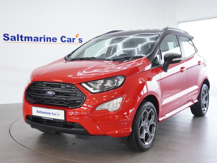 Used 2019 Ford EcoSport 1.0T EcoBoost GPF ST-Line SUV 5dr Petrol Auto Euro 6 (s/s) (125 ps) Red at #sitename#