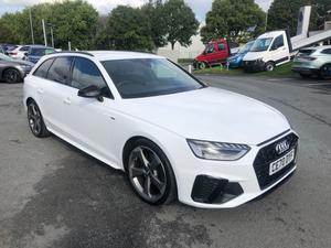 Used 2020 Audi A4 Avant 2.0 TFSI 40 Black Edition Estate 5dr Petrol S Tronic Euro 6 (s/s) (190 ps) at Sinclair Direct