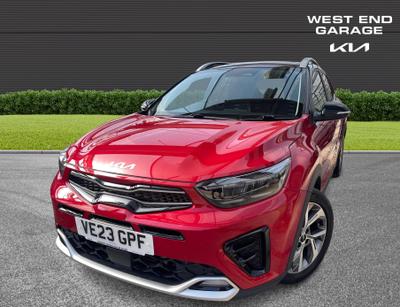 Used 2023 Kia Stonic 1.0 T-GDi ISG 48V GT-LINE S Blaze Red with Black Roof at Kia Motors UK