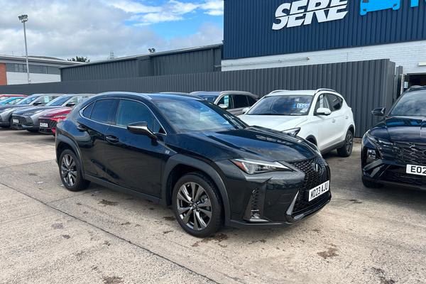 Used 2023 Lexus UX 250h 2.0 F-Sport Design 5dr CVT Black at SERE Motors