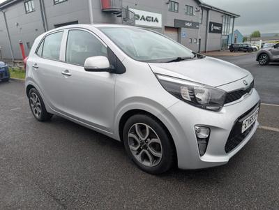 Used 2019 Kia PICANTO 1.25 3 Hatchback 5dr Petrol Auto Euro 6 (83 bhp) Silver Frost at Gravells