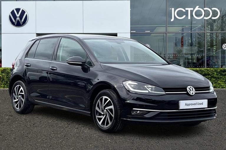 Used 2019 VOLKSWAGEN Golf 1.6 TDI Match Edition Hatchback 5dr Diesel Manual Euro 6 (s/s) (115 ps) Black at JCT600