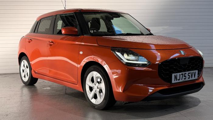 Used 2025 Suzuki Swift 1.2 MHEV Motion Hatchback 5dr Petrol Hybrid CVT Euro 6 (s/s) (82 ps) Orange at Gravells