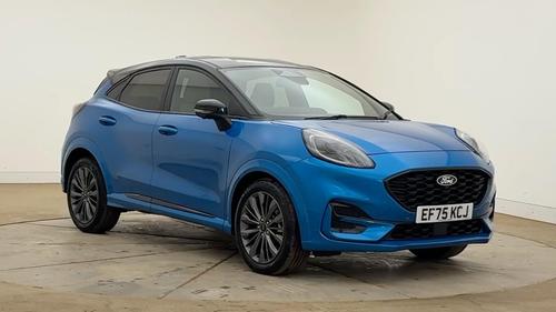 Used 2025 Ford Puma 1.0 MHEV SOUND EDITION MILD HYBRID AUTO LOW MILEAGE Digital Aqua Blue at Lawtons of Tadcaster