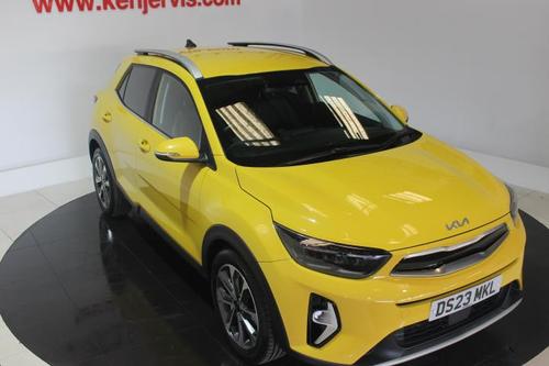 Used 2023 Kia Stonic 1.0 T-GDi MHEV 3 SUV 5dr Petrol Hybrid Manual Euro 6 (s/s) (118 bhp) Yellow at Ken Jervis