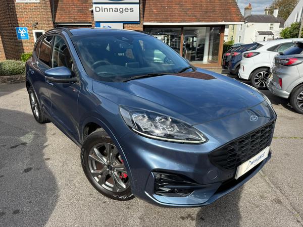 Used 2023 Ford Kuga 1.5T EcoBoost ST-Line Edition SUV 5dr Petrol Manual Euro 6 (s/s) (150 ps) Chrome Blue at Dinnages