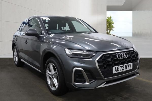 Used 2022 Audi Q5 40 TDI Quattro S Line 5dr S Tronic Grey at SERE Motors