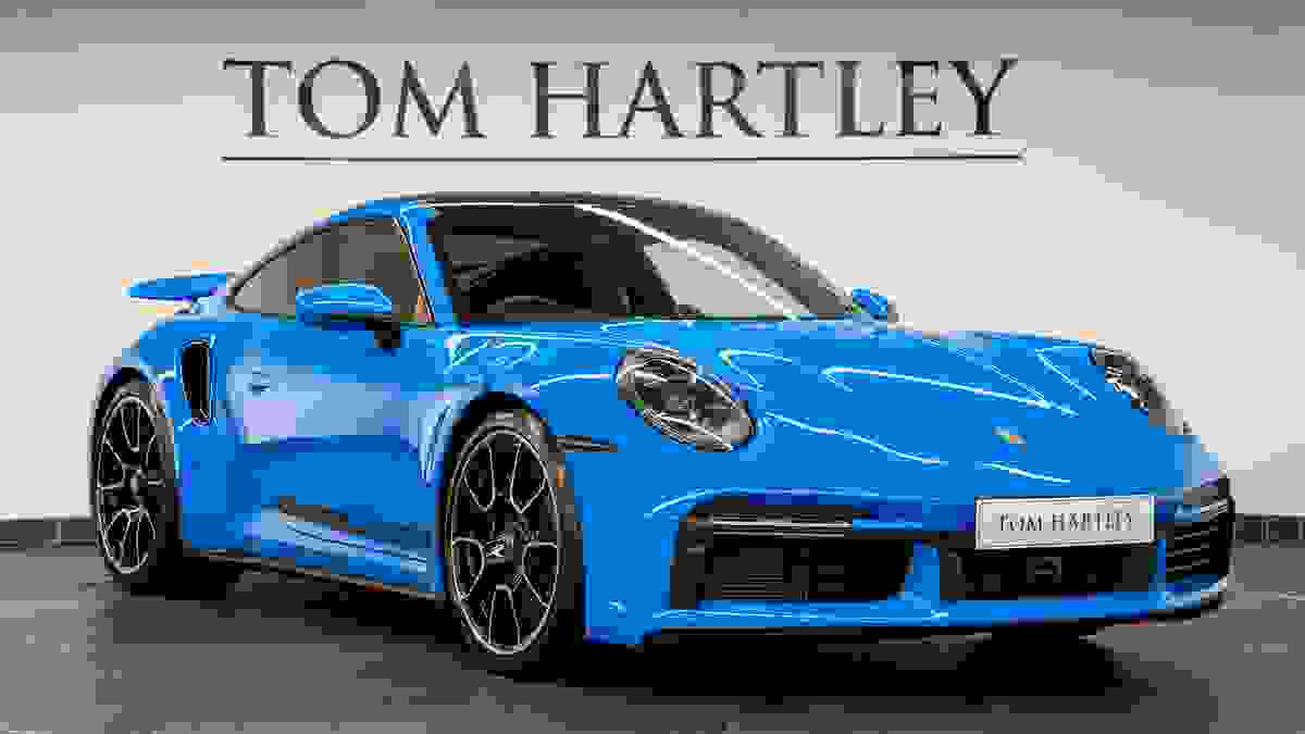 Used 2022 Porsche 911 TURBO S PDK Shark Blue at Tom Hartley