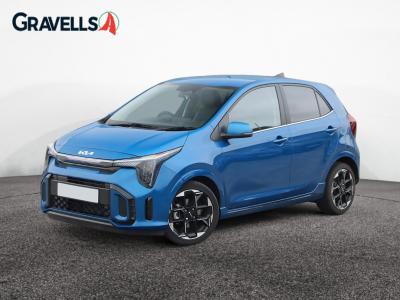 Used 2024 Kia Picanto 1.0 GT-Line Hatchback 5dr Petrol Manual Euro 6 (s/s) (62 bhp) AZURE BLUE at Gravells